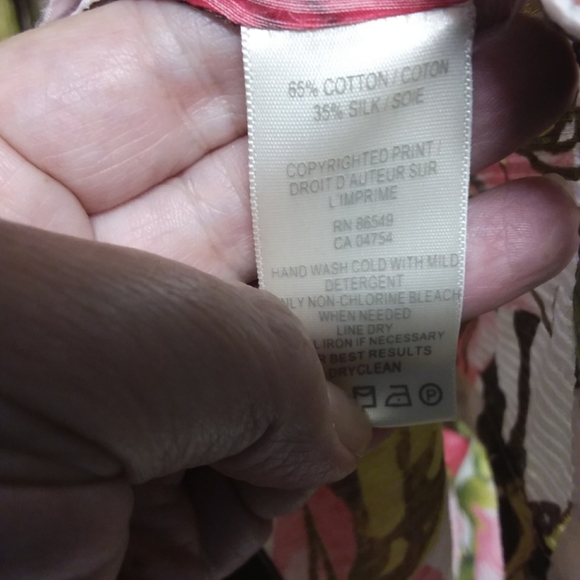 ⬇️Tommy Bahama belted tunic blouse/beach coverup - Picture 7 of 11